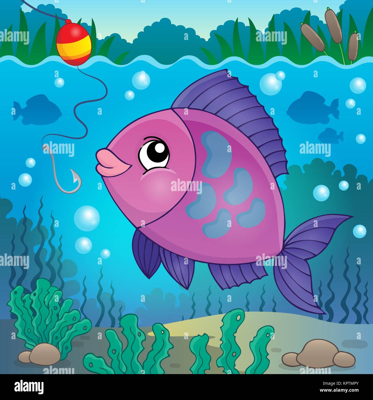 Freshwater fish topic image 6 Stock Photo - Alamy