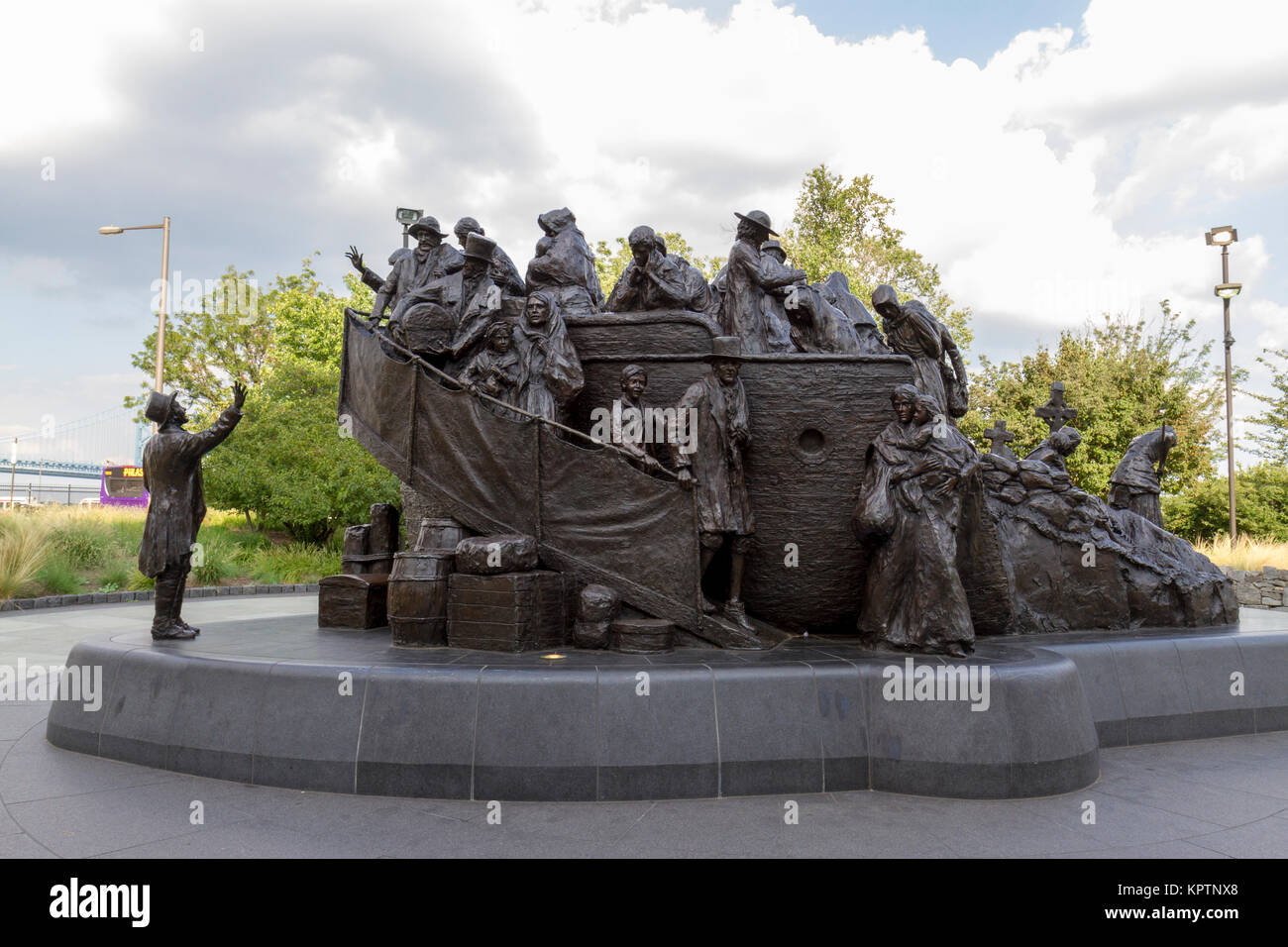 Irish Memorial on Penns Landing, Philadelphia, Pennsylvania, United