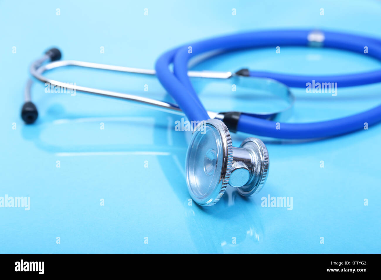 stethoscope on white background Stock Photo - Alamy