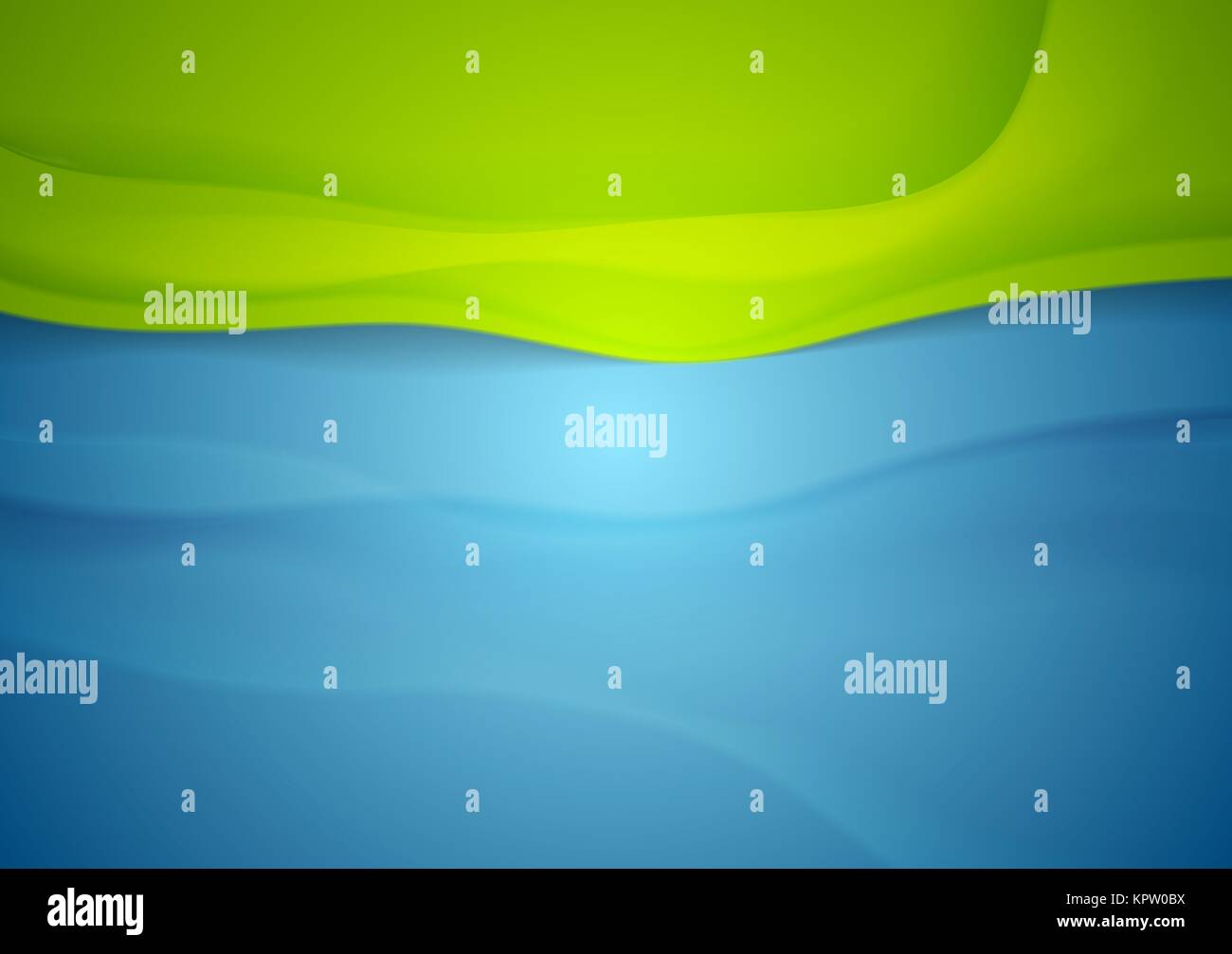 Abstract blue green wavy background Stock Photo - Alamy