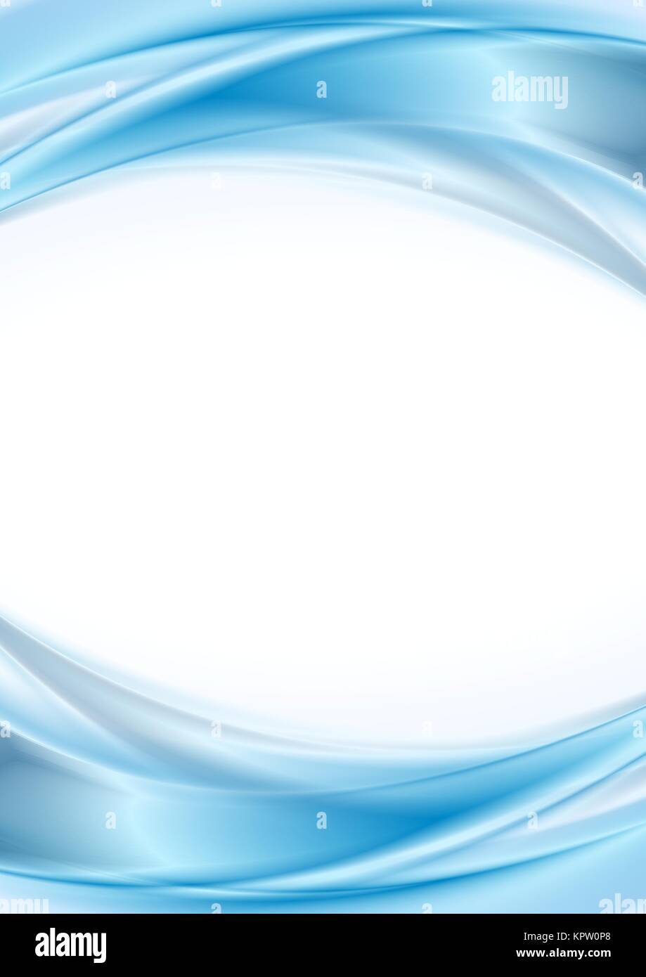 Abstract blue wavy background Stock Photo - Alamy