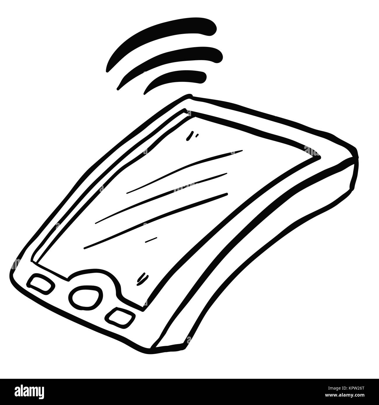 Cartoon Retro Telephone Black And White Stock Photos Images Alamy