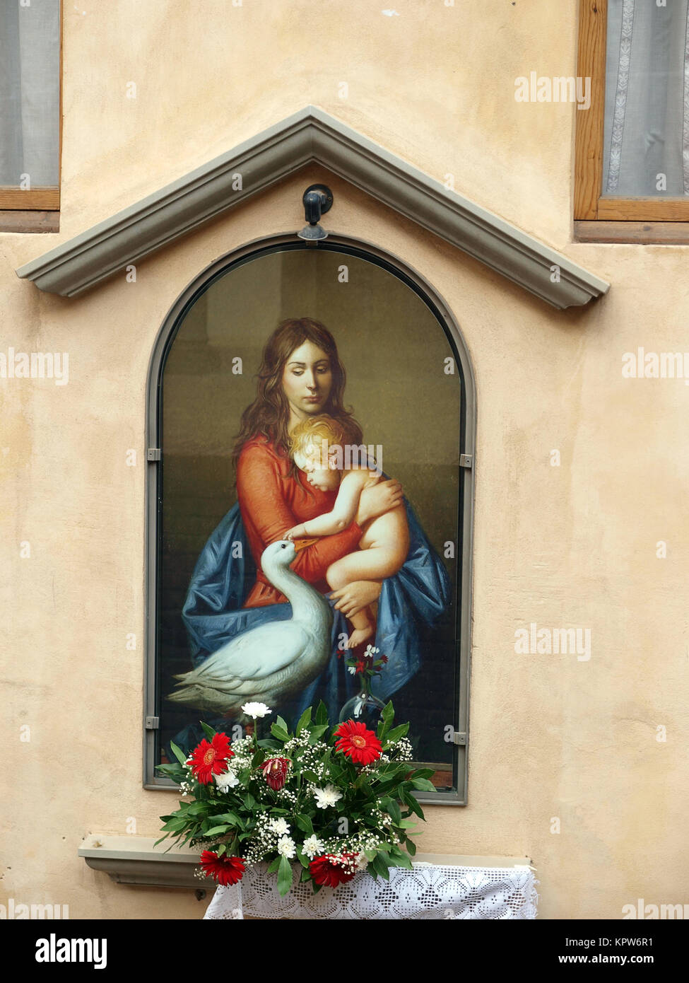 The house of Saint Catherine in Siena Stock Photo Alamy