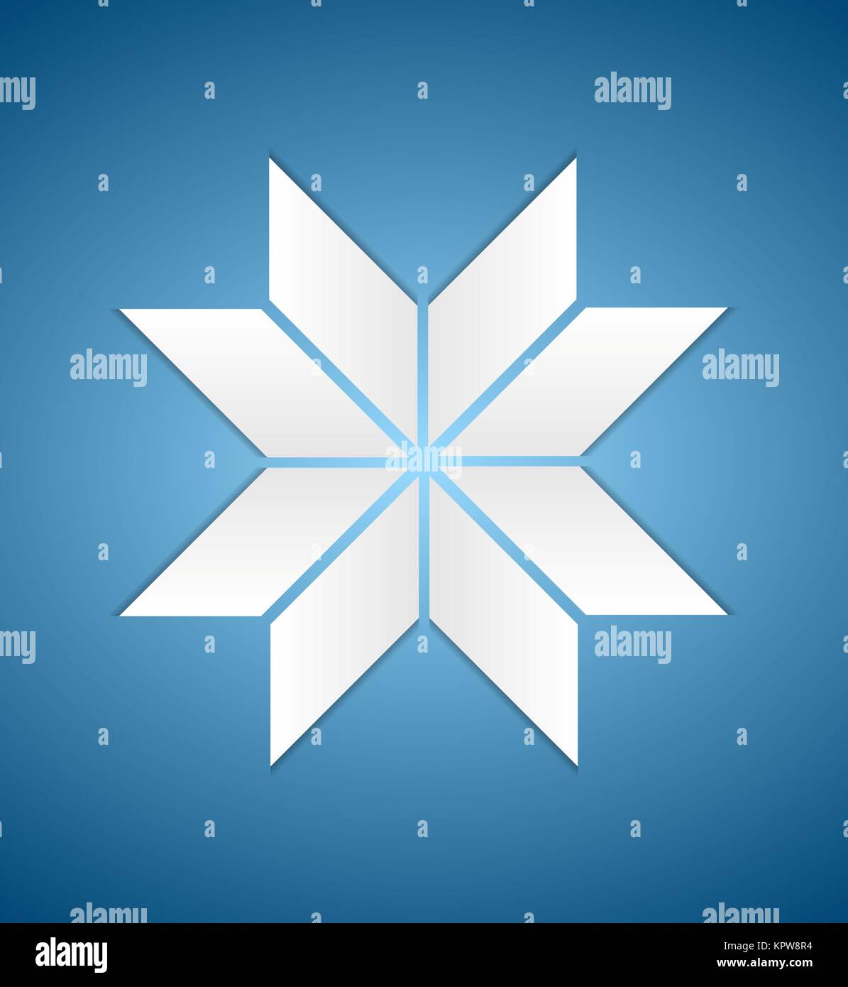 Big tech concept snowflake Stock Photo