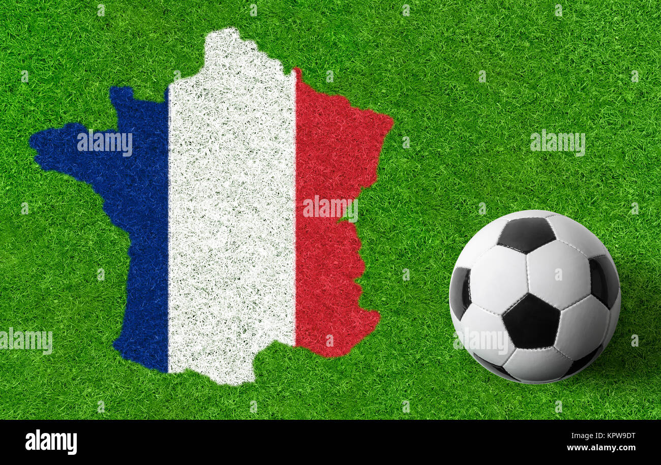 Fußball - Frankreich Stock Photo