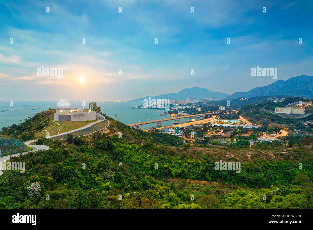 Hong Kong observatory Stock Photo Alamy