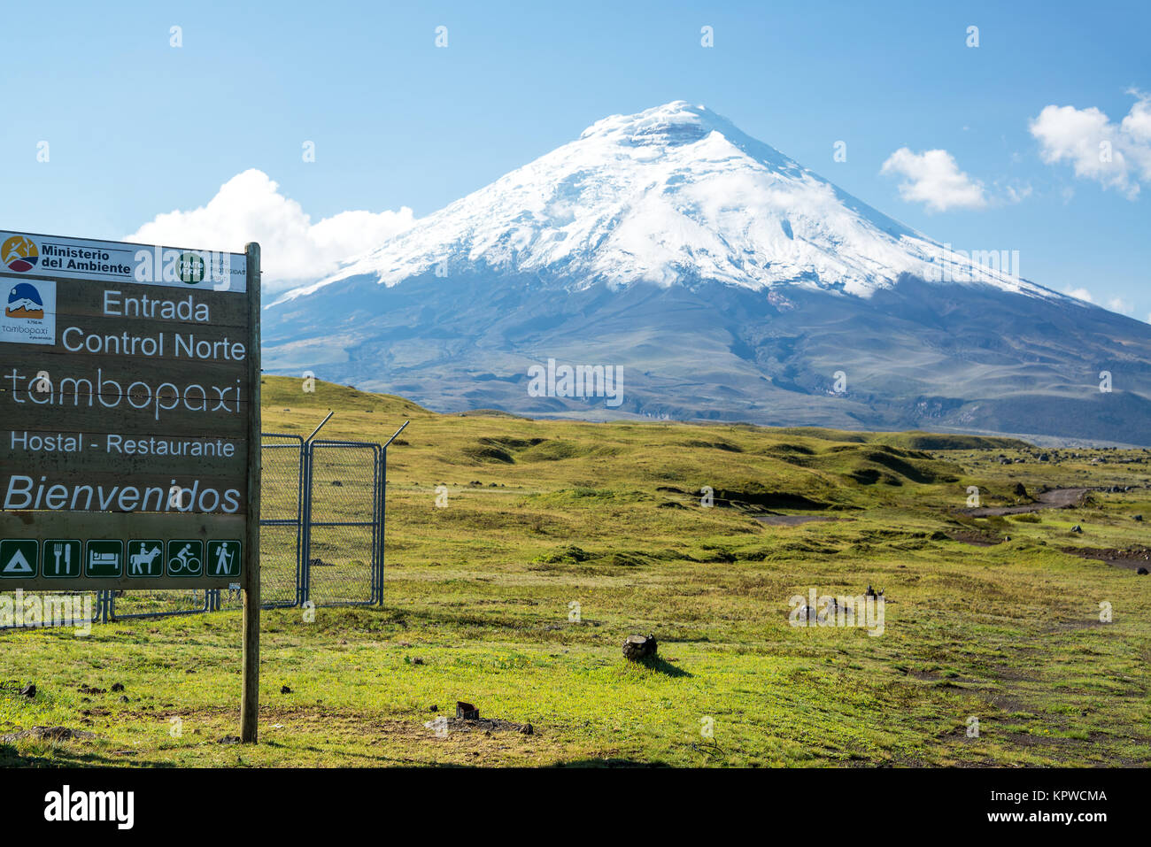 Cotopaxi volcano road hi-res stock photography and images - Alamy
