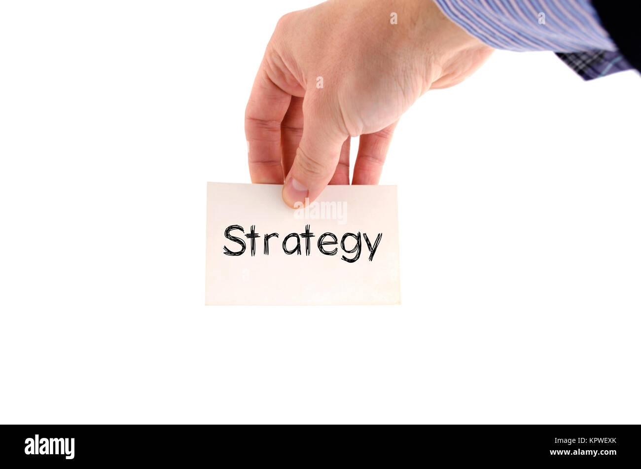 Strategy text concept Stock Photo - Alamy
