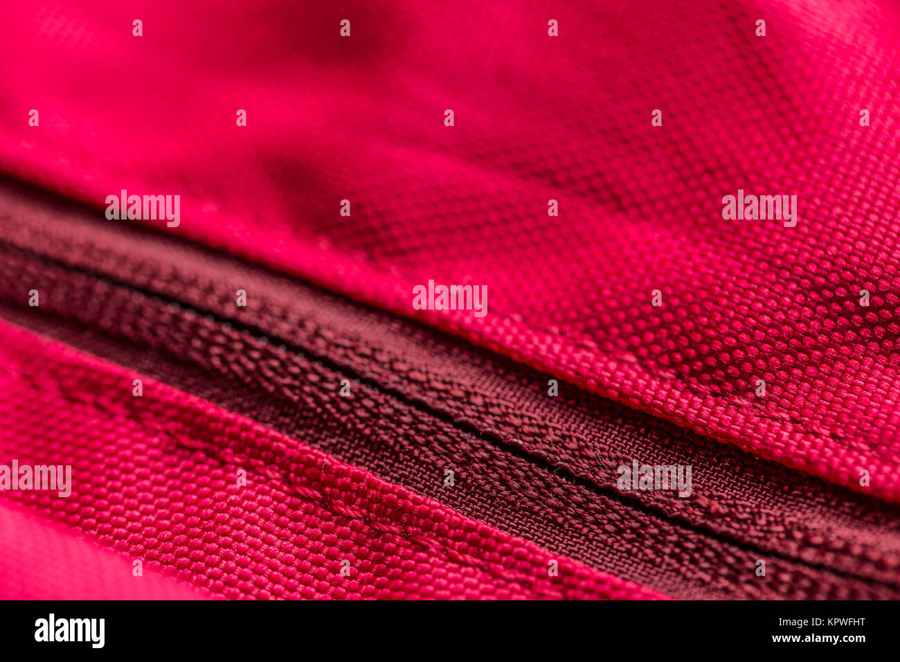 Part of red bag Stock Photo Alamy