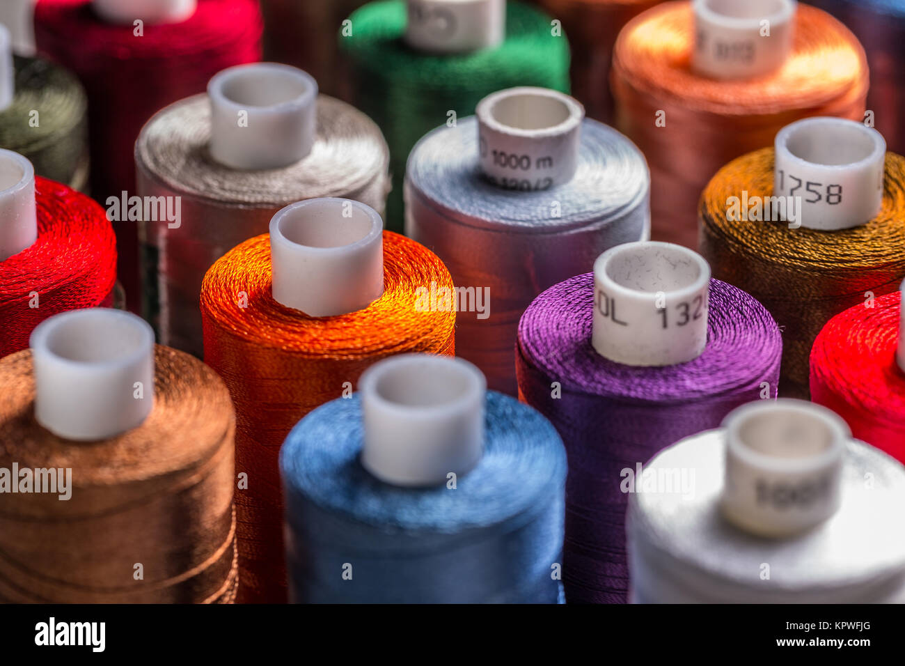 Sewing threads Stock Photo - Alamy