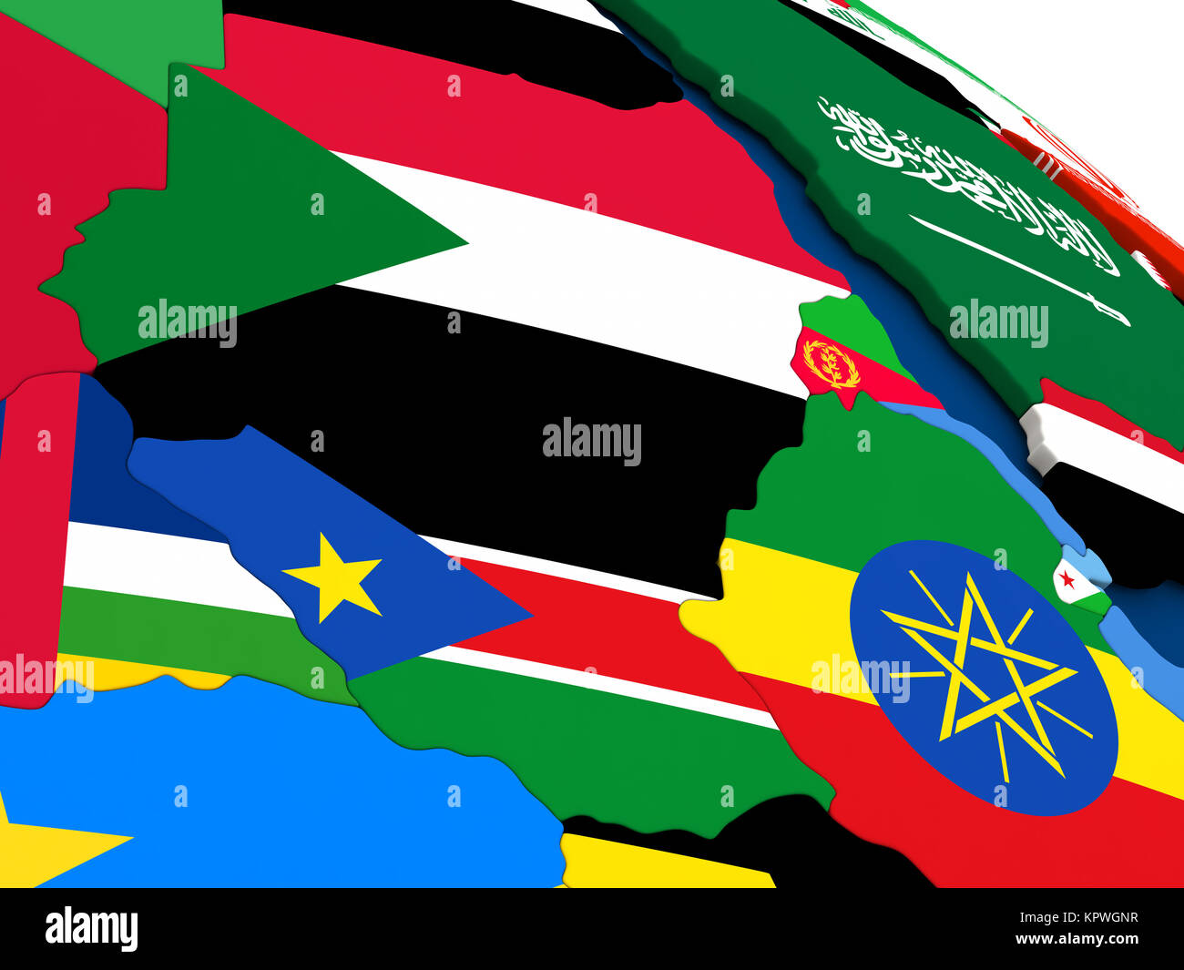 South sudan map flag on hi-res stock photography and images - Alamy