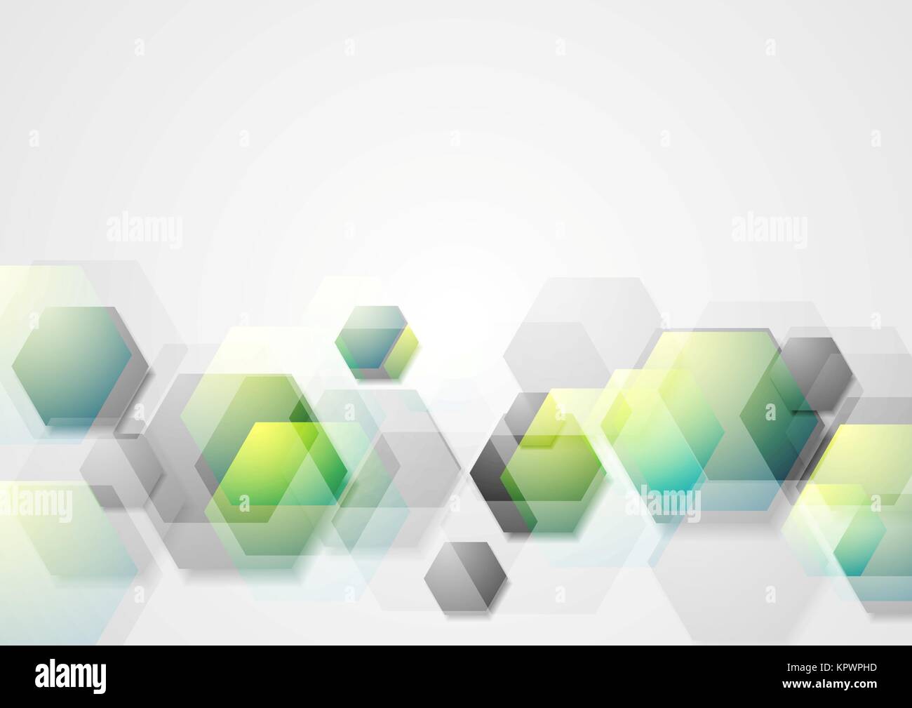 Abstract geometric background with hexagons Stock Photo - Alamy