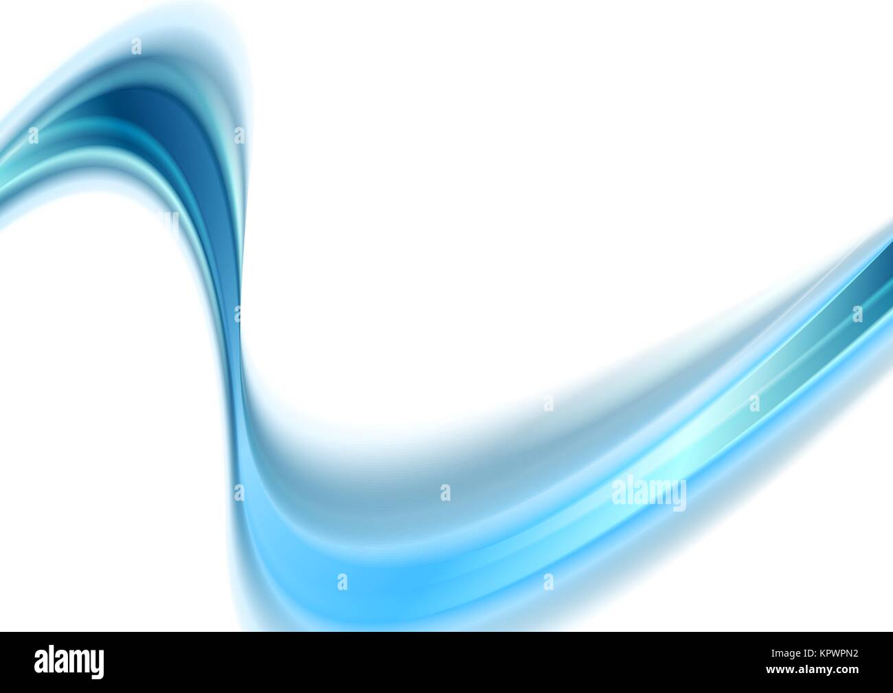 Abstract bright blue waves Stock Photo - Alamy