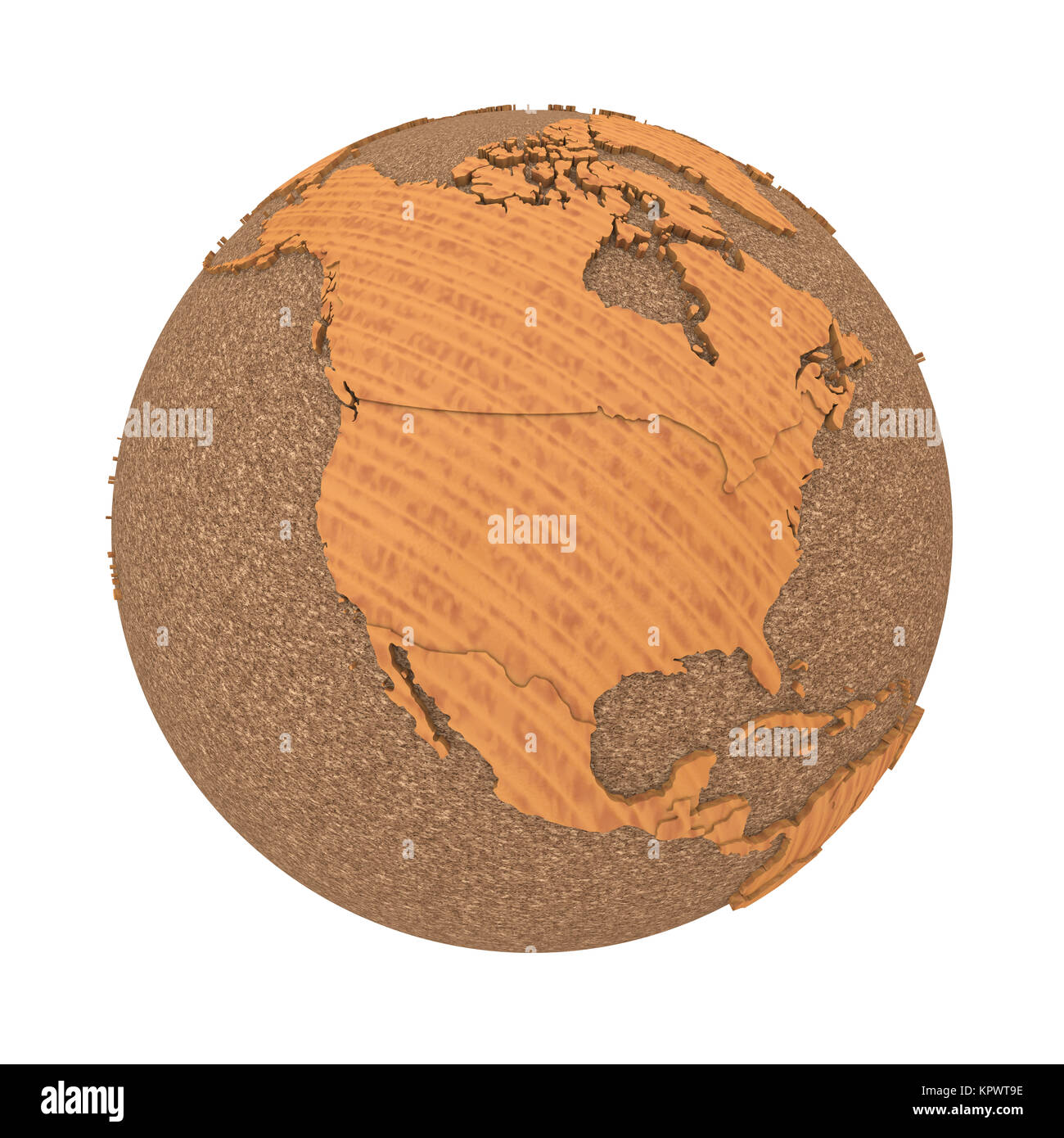 Wooden global map Cut Out Stock Images & Pictures - Alamy