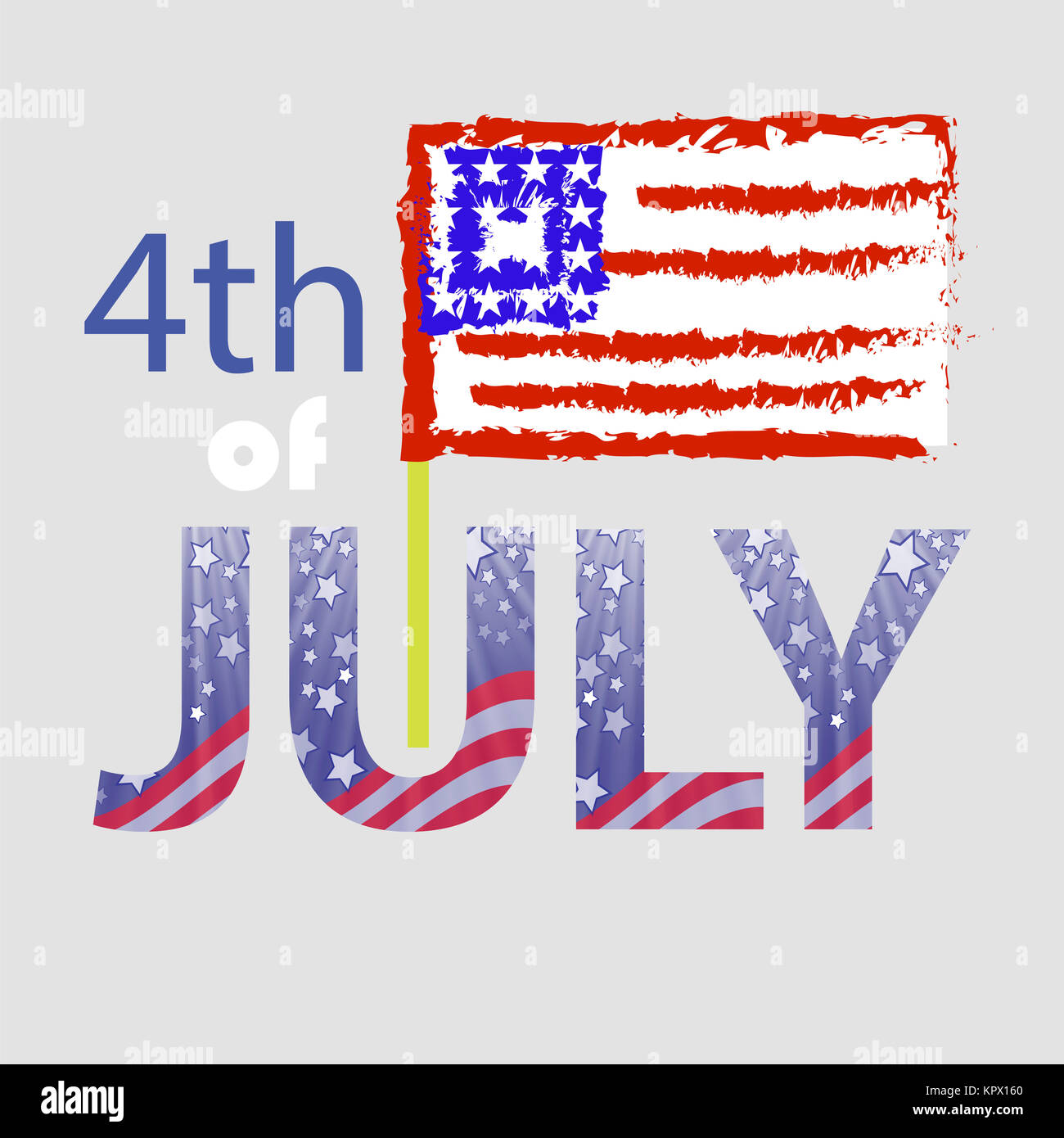 Independence Day of USA. American Flag 4 July Stock Photo - Alamy