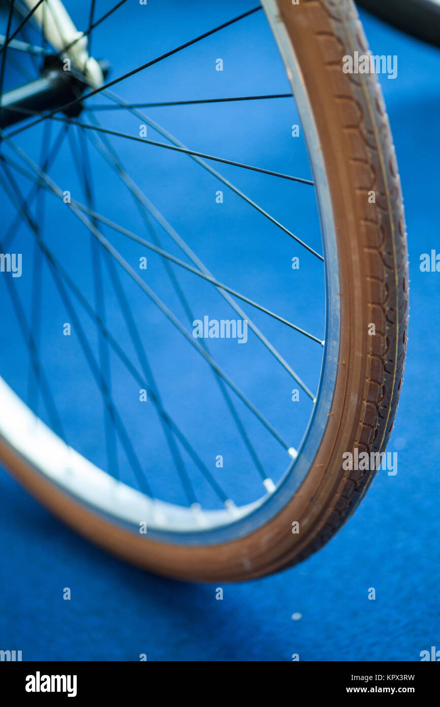 Bicycle tire detail Stock Photo - Alamy