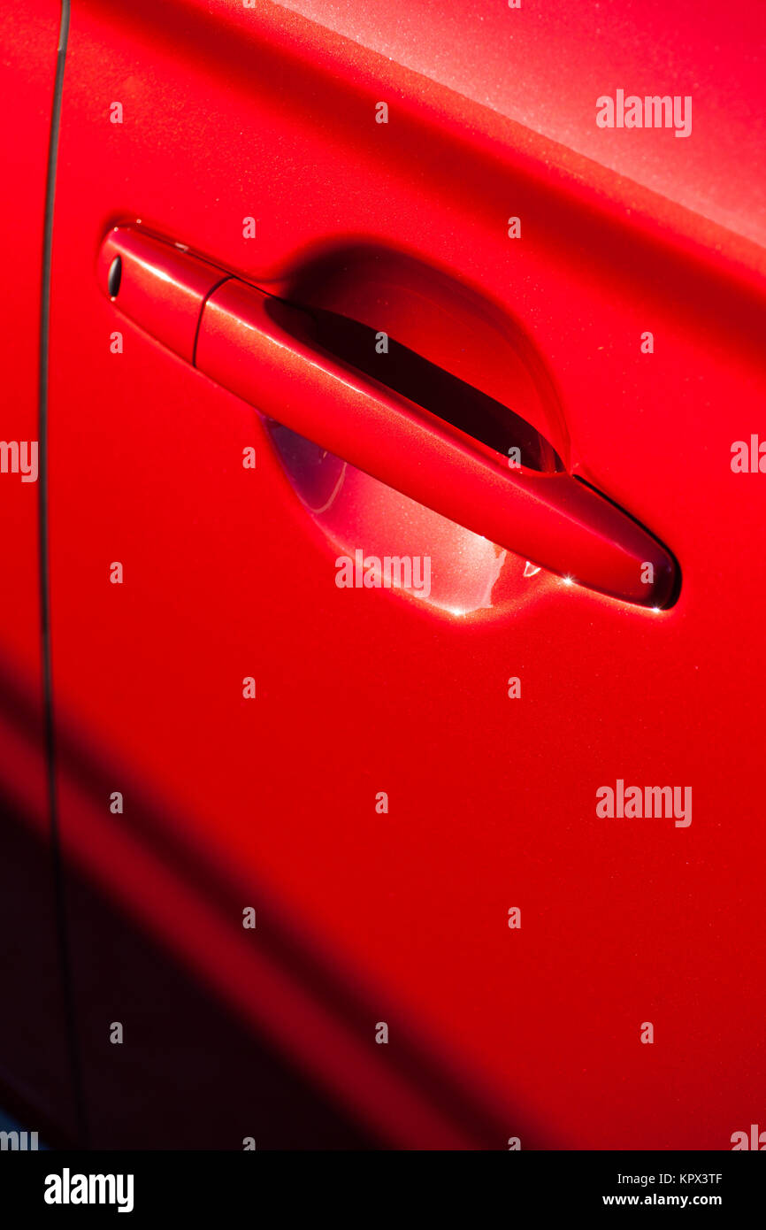 Car door handle Stock Photo Alamy