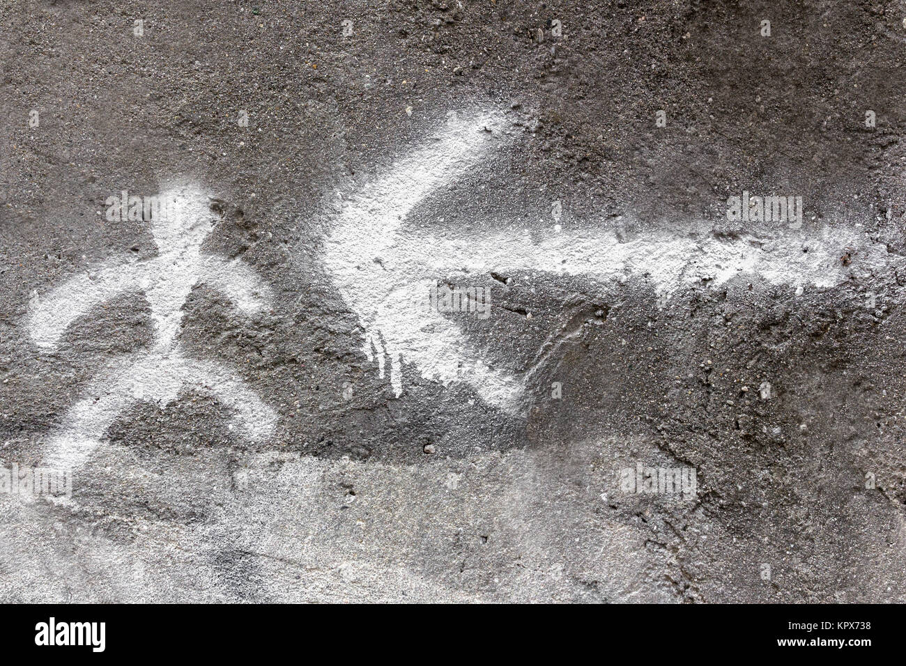 Individual symbol and arrow Stock Photo Alamy