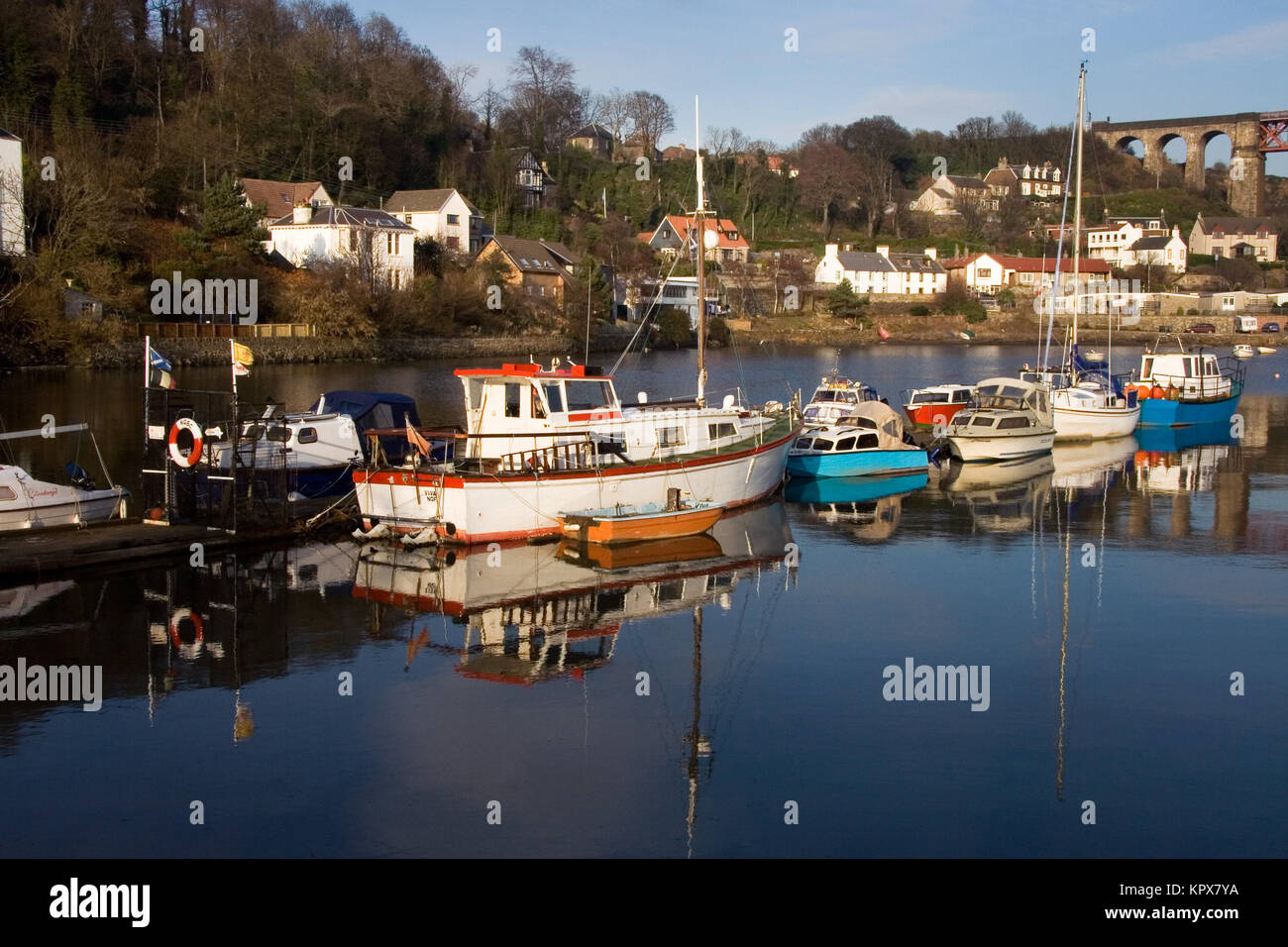 Vessels, North Queensferry Fife Stock Photo Alamy