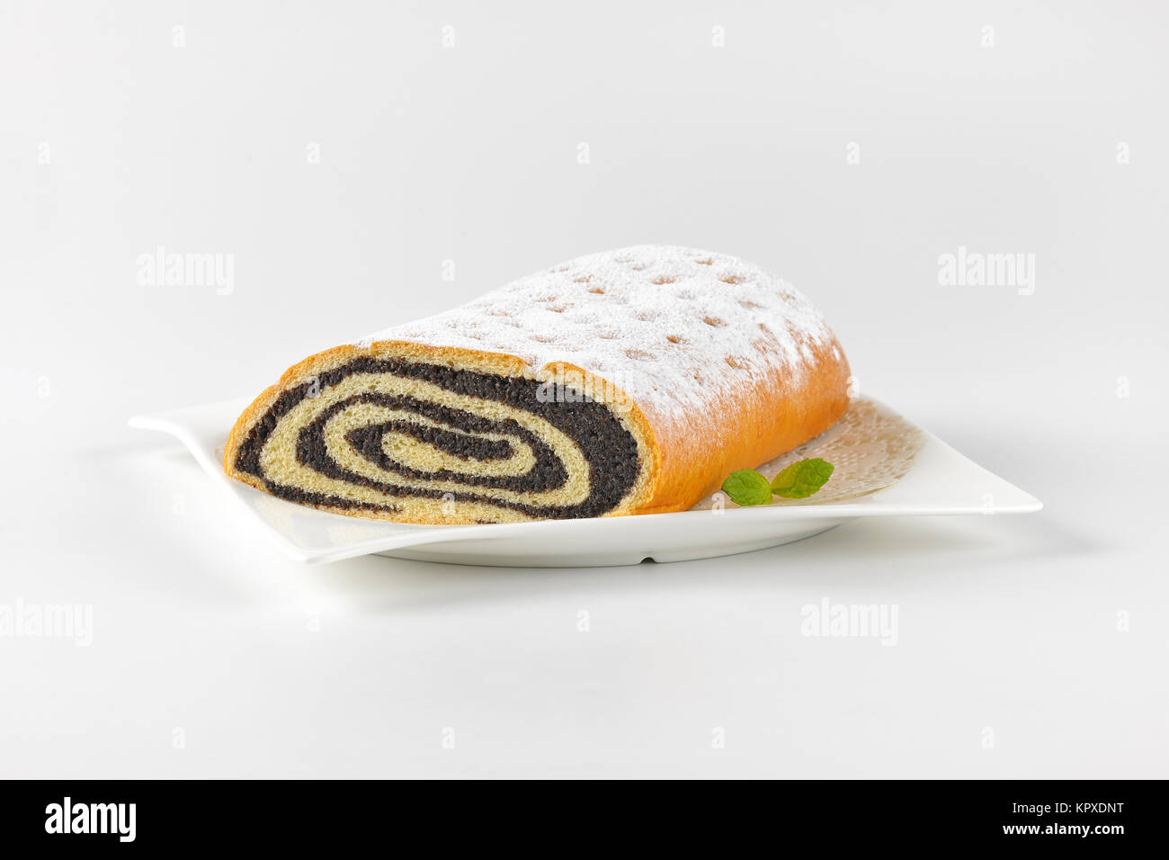poppy seed roll Stock Photo Alamy