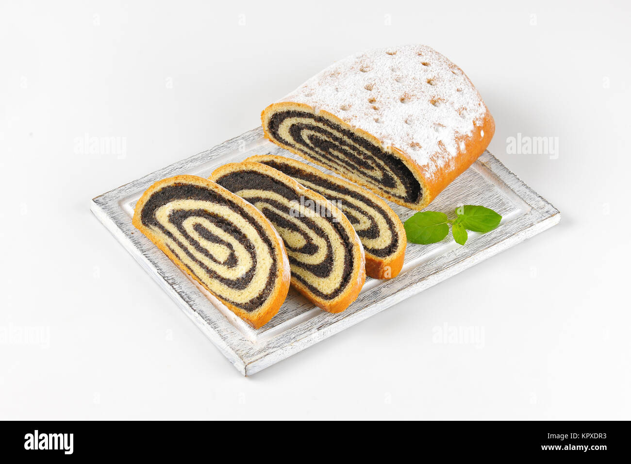 poppy seed roll Stock Photo Alamy
