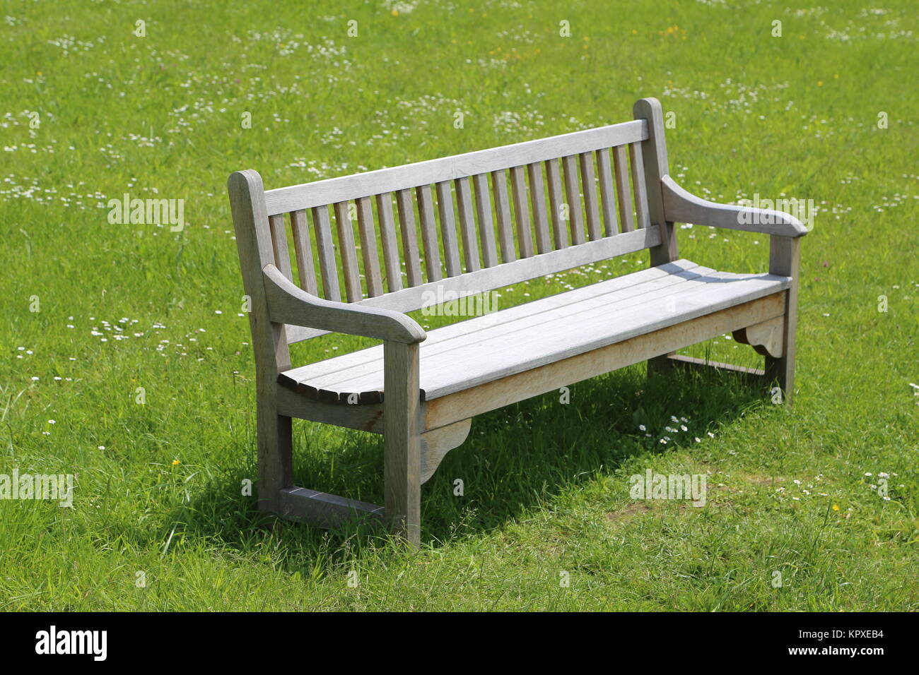 park bench Stock Photo