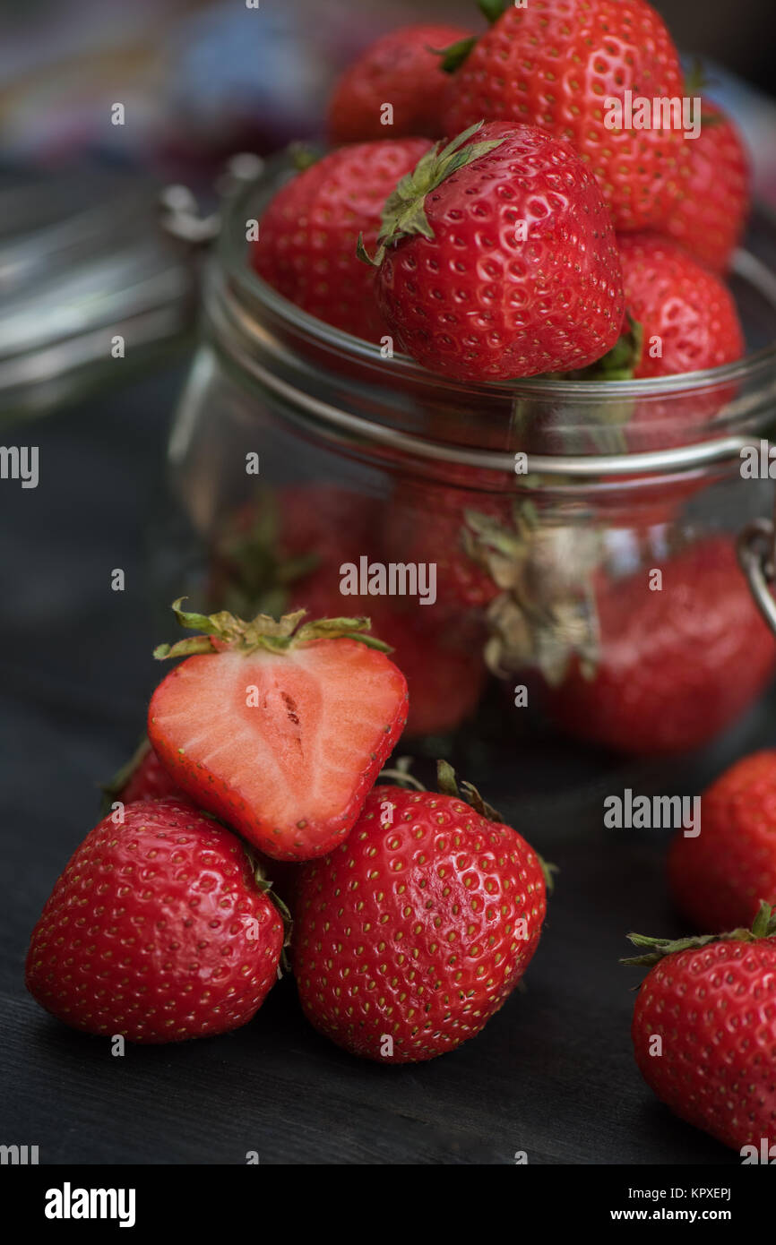 Fresh ripe strawberry Stock Photo - Alamy