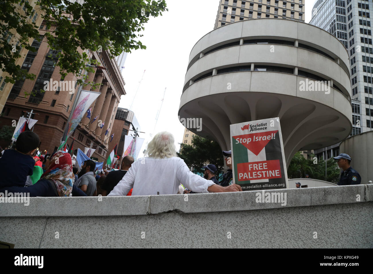 Sydney, Australia. 17 December 2017. Palestinians and their supporters