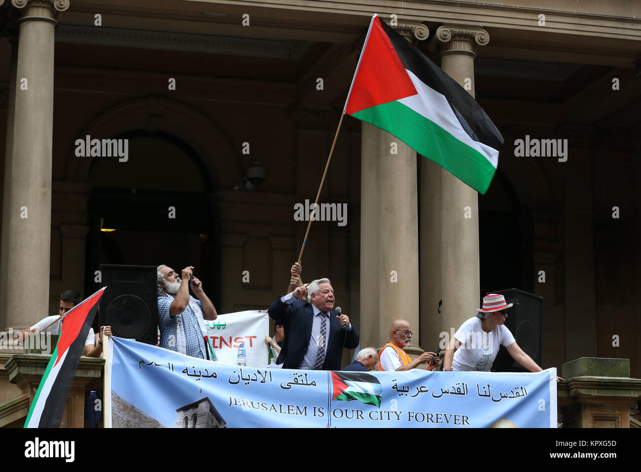 Sydney, Australia. 17 December 2017. Palestinians and their supporters