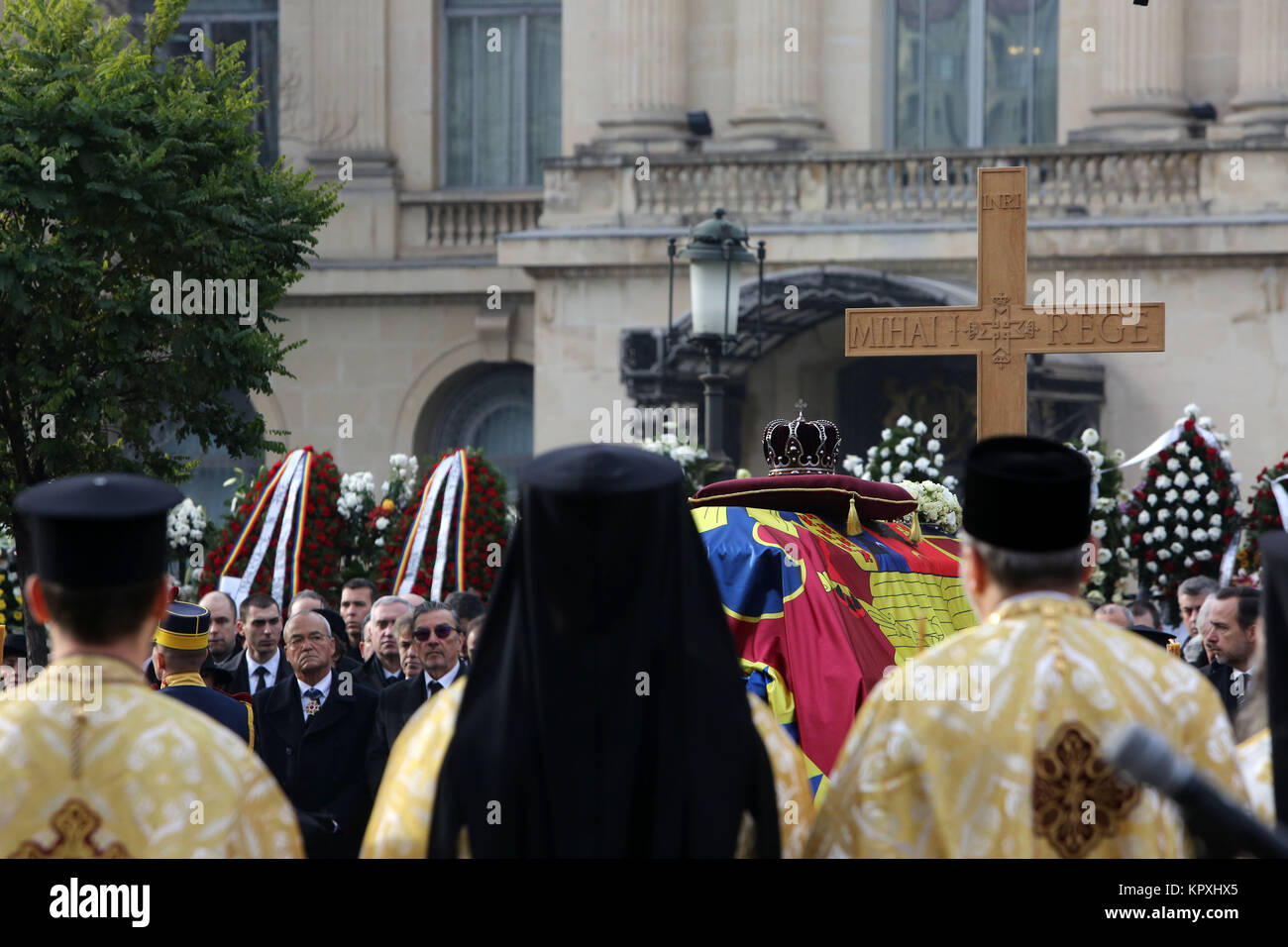 Bucharest, Romania. 16th Dec, 2017. The state funeral for the late