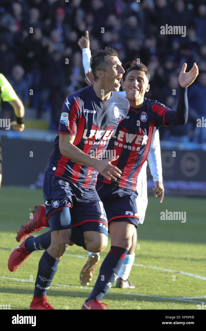 Football Serie A Fc Crotone Vs Chievo Verona Crotone Wins 1 0 With Stock Photo Alamy