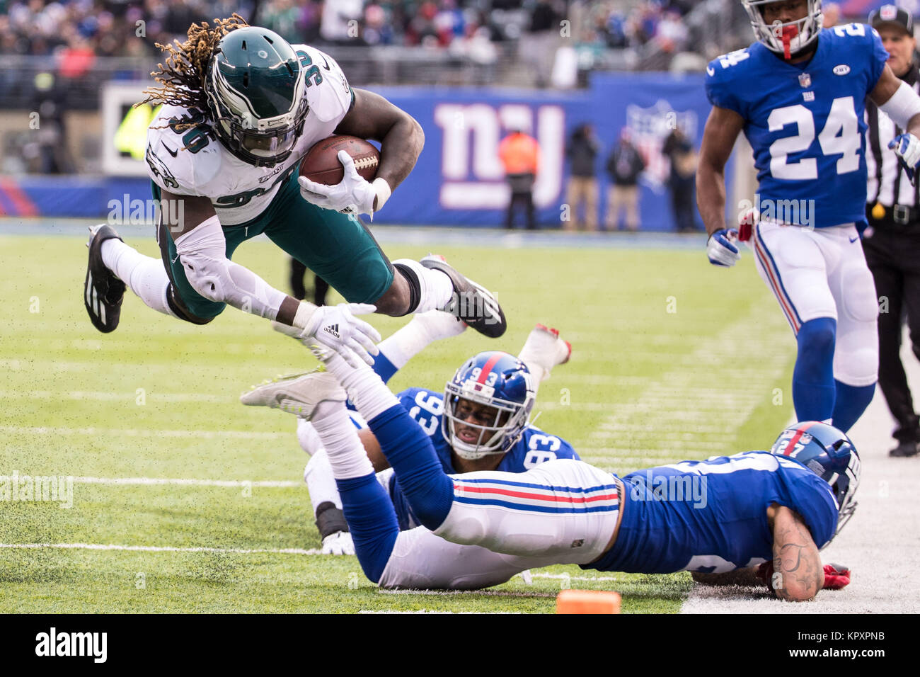 East Rutherford, New Jersey, USA. 17th Dec, 2017. Philadelphia Eagles ...
