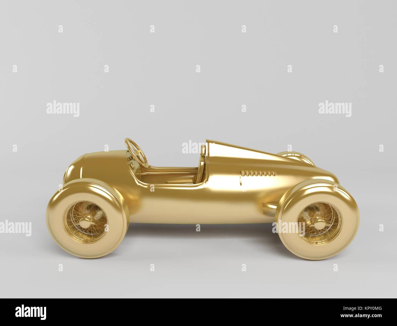 3d golden car Stock Photo - Alamy