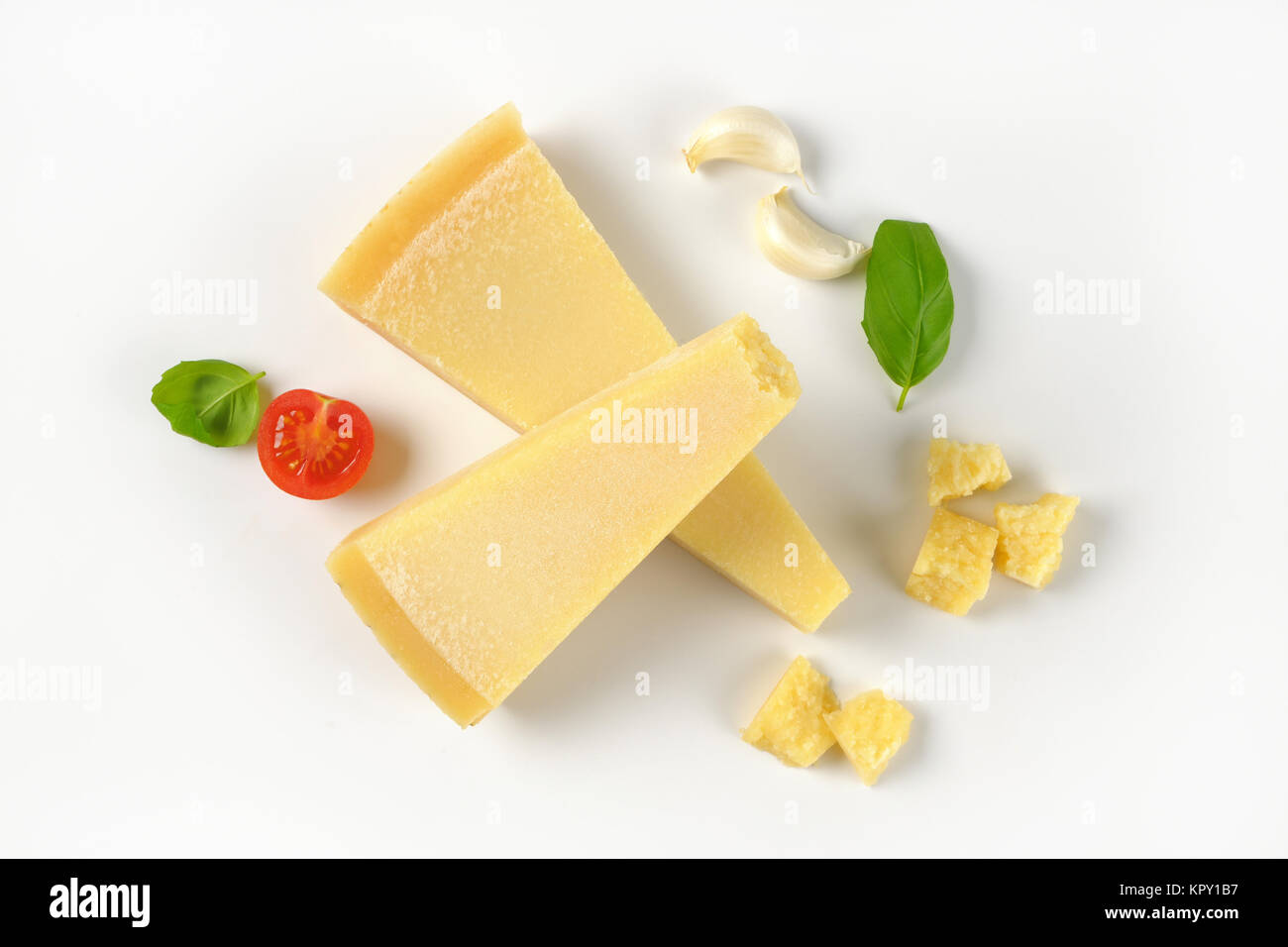 parmesan cheese wedges Stock Photo Alamy