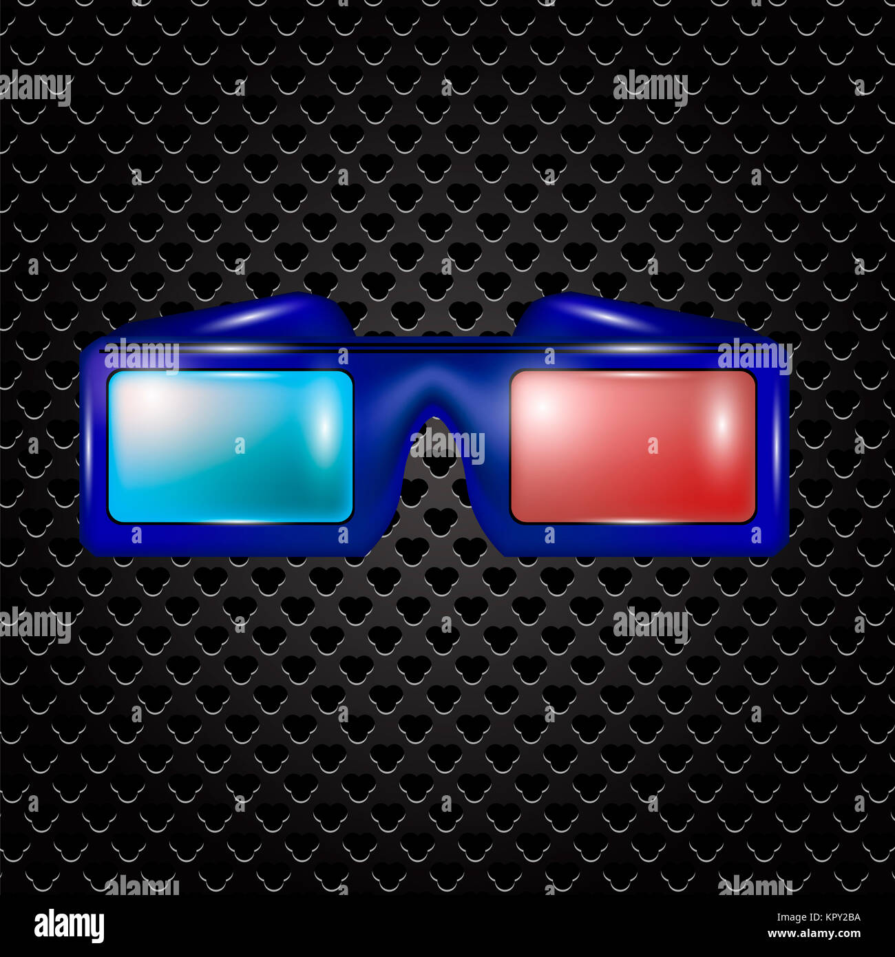 Glasses for Watching Movies Stock Photo Alamy