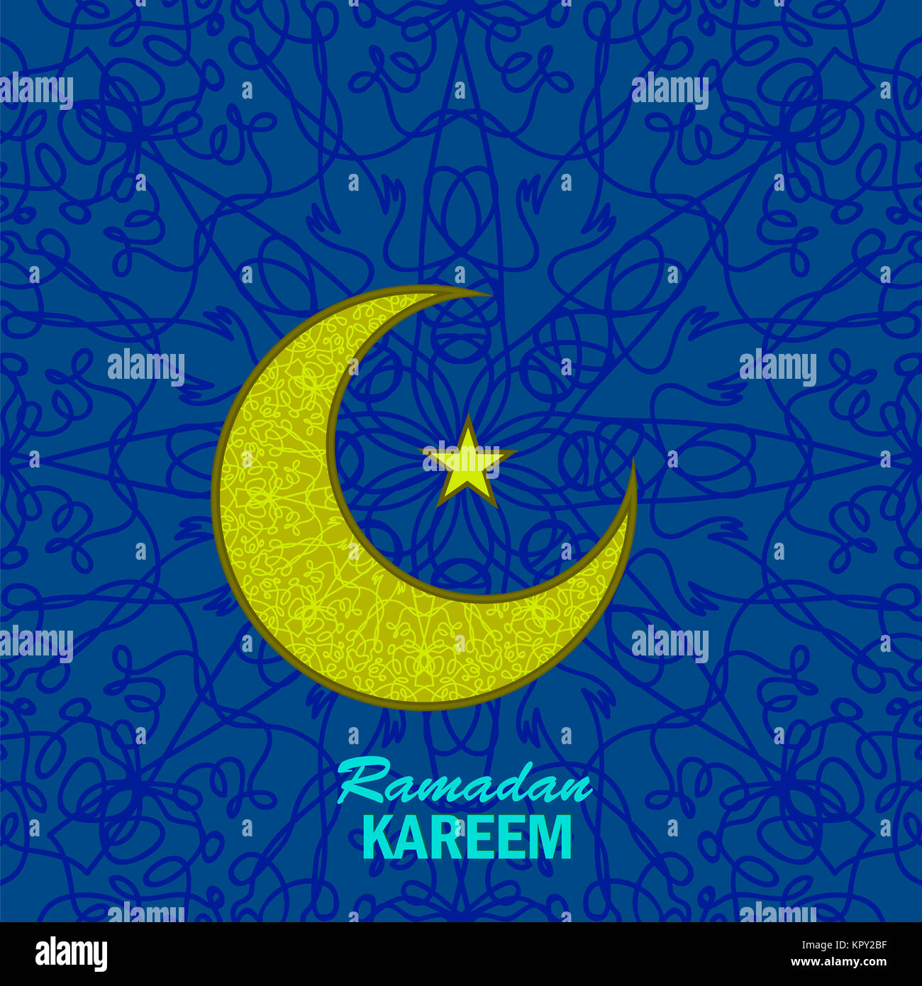 Ramadan Greetings Background. Stock Photo