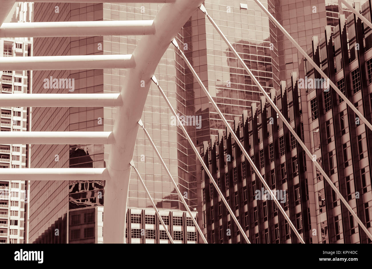 Abstract image of office building in Bangkok, Thailand Stock Photo - Alamy