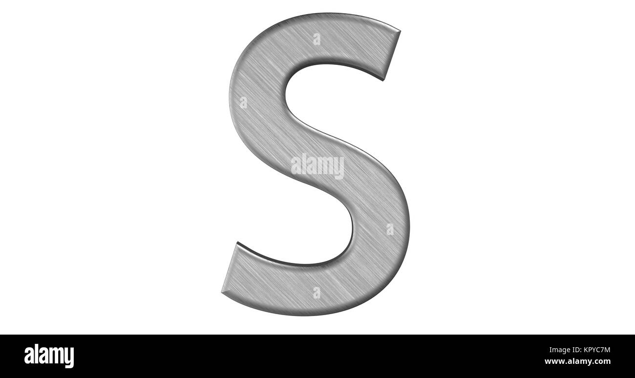 Metal background letter s Black and White Stock Photos & Images - Alamy