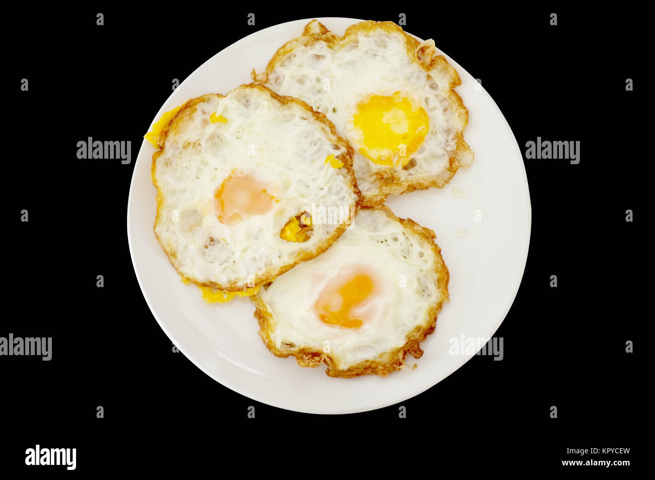 Fried eggs Stock Photo
