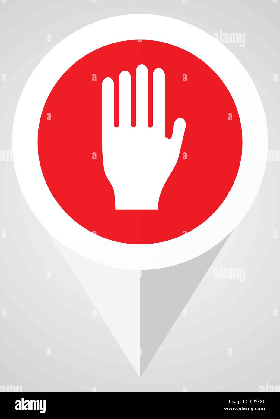 Barrier point Stock Vector Images - Alamy