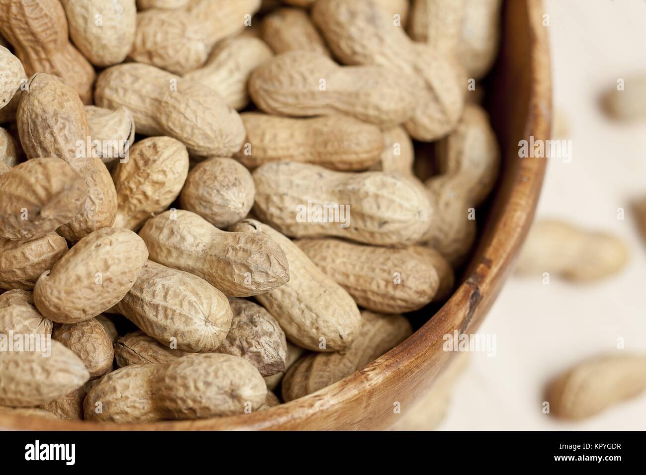 peanuts on bowl Stock Photo