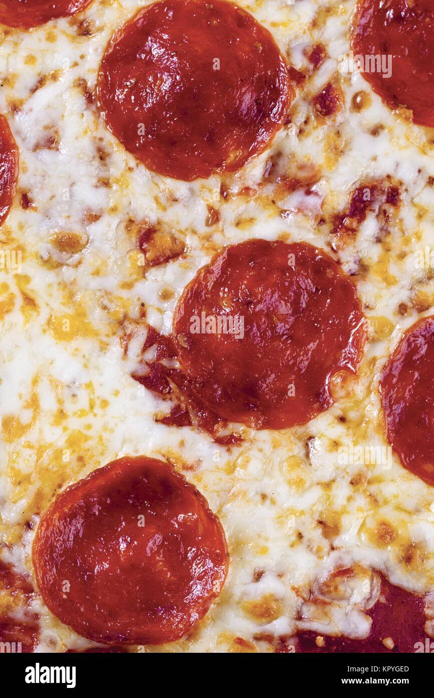 Pepperoni And Cheese Pizza Stock Photo Alamy Pepperoni And Cheese Pizza Stock Photo Alamy