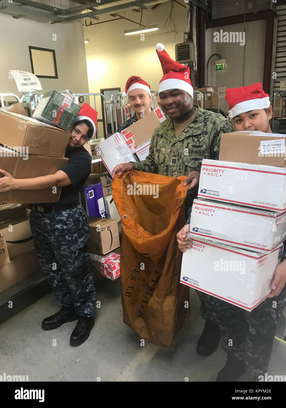 Fleet Mail Center (FMC) Sigonella routinely services deployed units