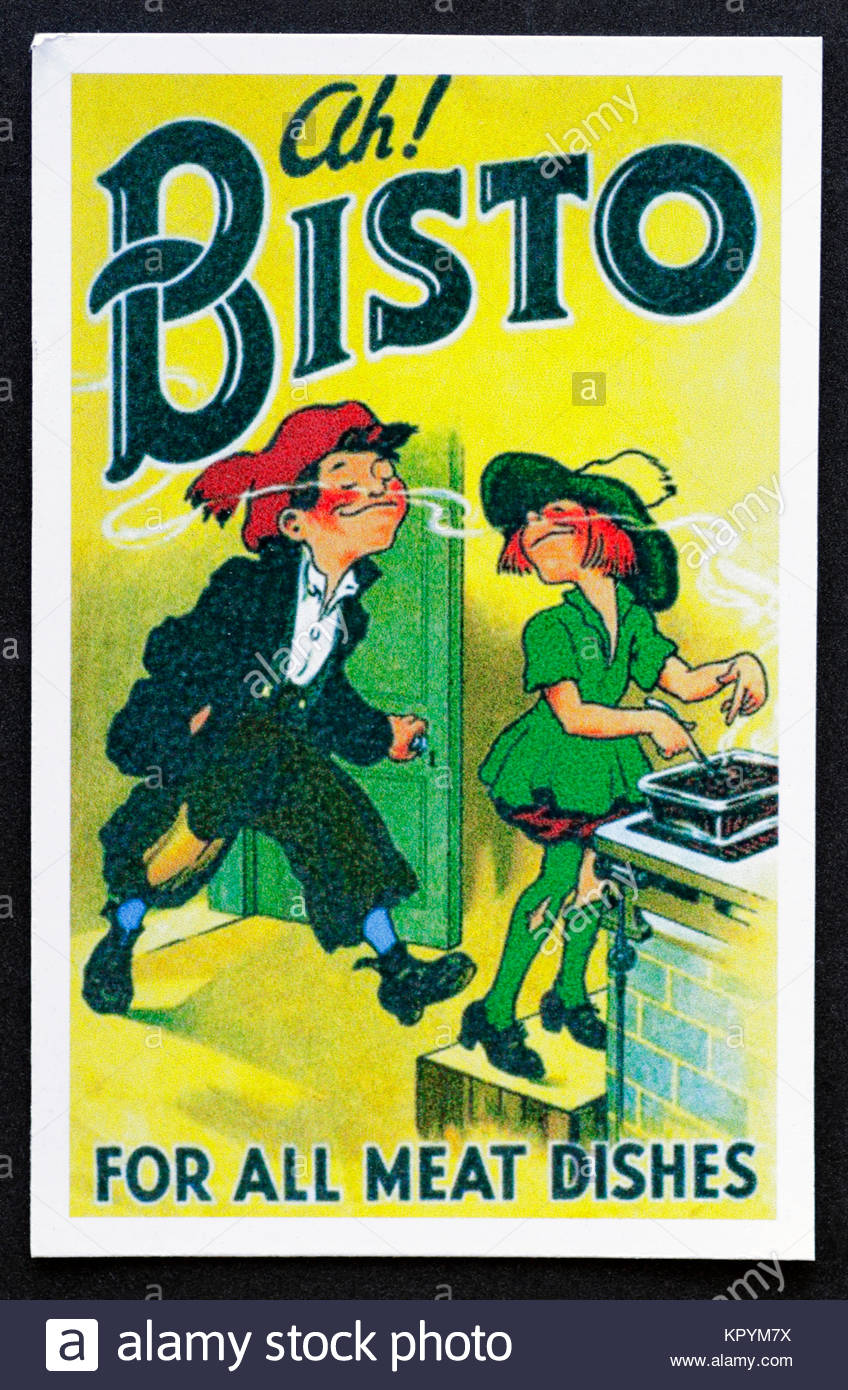 Bisto Children Gravy Advert Vintage Look Retro Style Metal Sign Cafe Kitchen