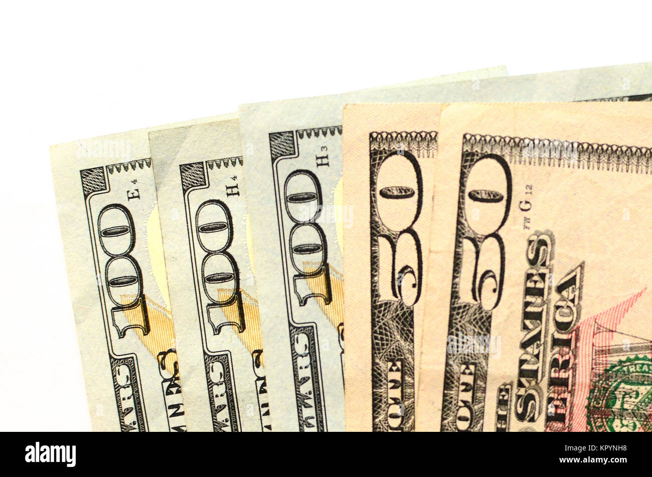 100 dollar bills fan hi-res stock photography and images - Alamy