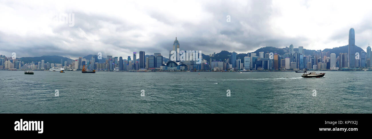 panorama hong kong iceland Stock Photo