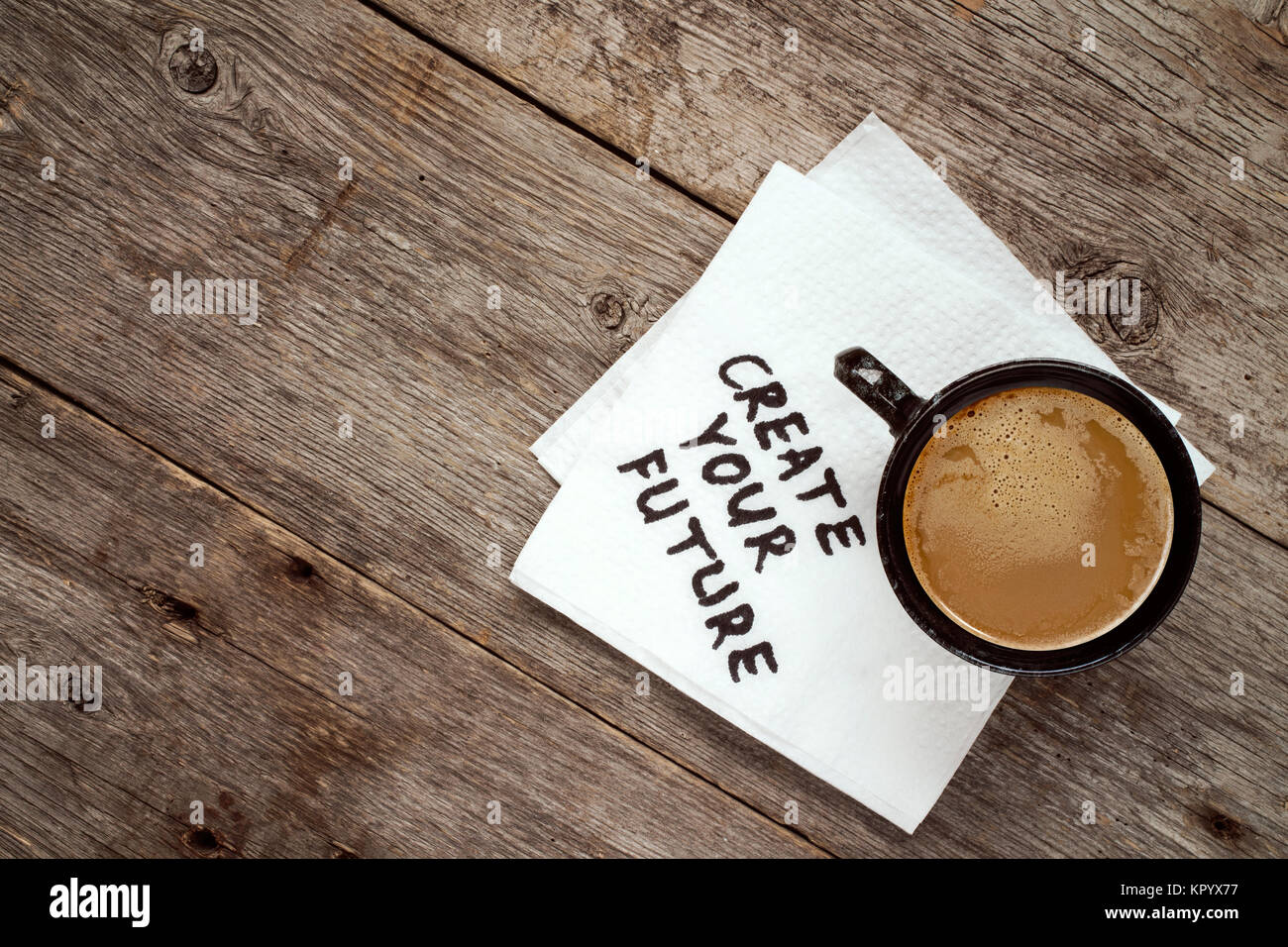 Create your life stock photo alamy