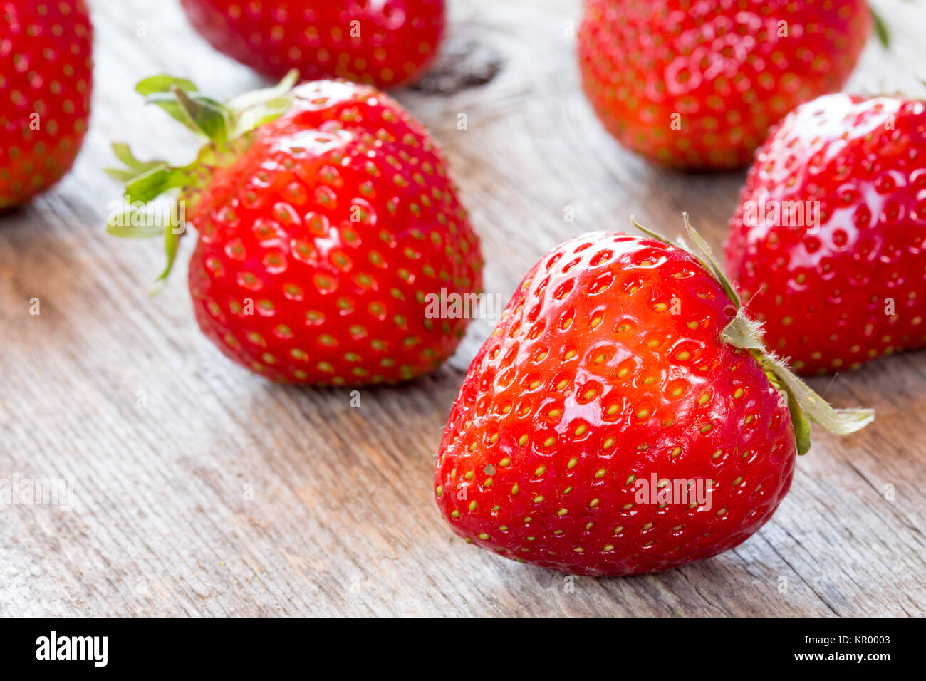 Close-up view of fresh strawberry Stock Photo - Alamy