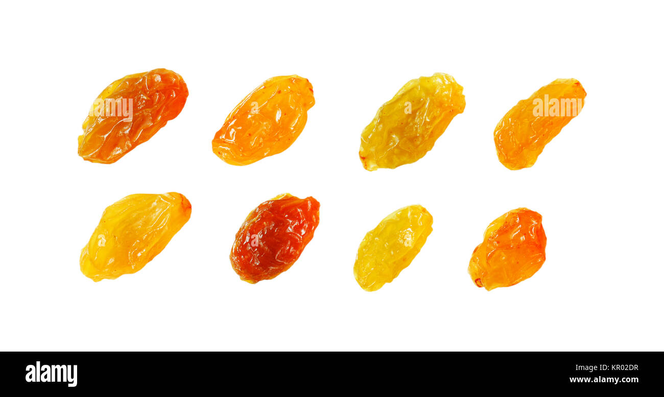 Sweet dried raisins top Cut Out Stock Images & Pictures - Alamy