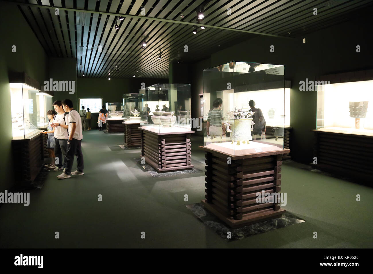 chinese museum display Stock Photo